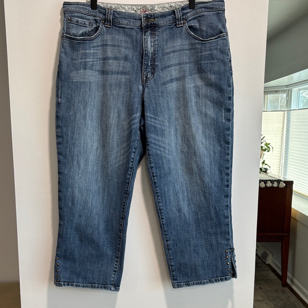 Paige Denim Women’s Jeans with floral waistband size 18